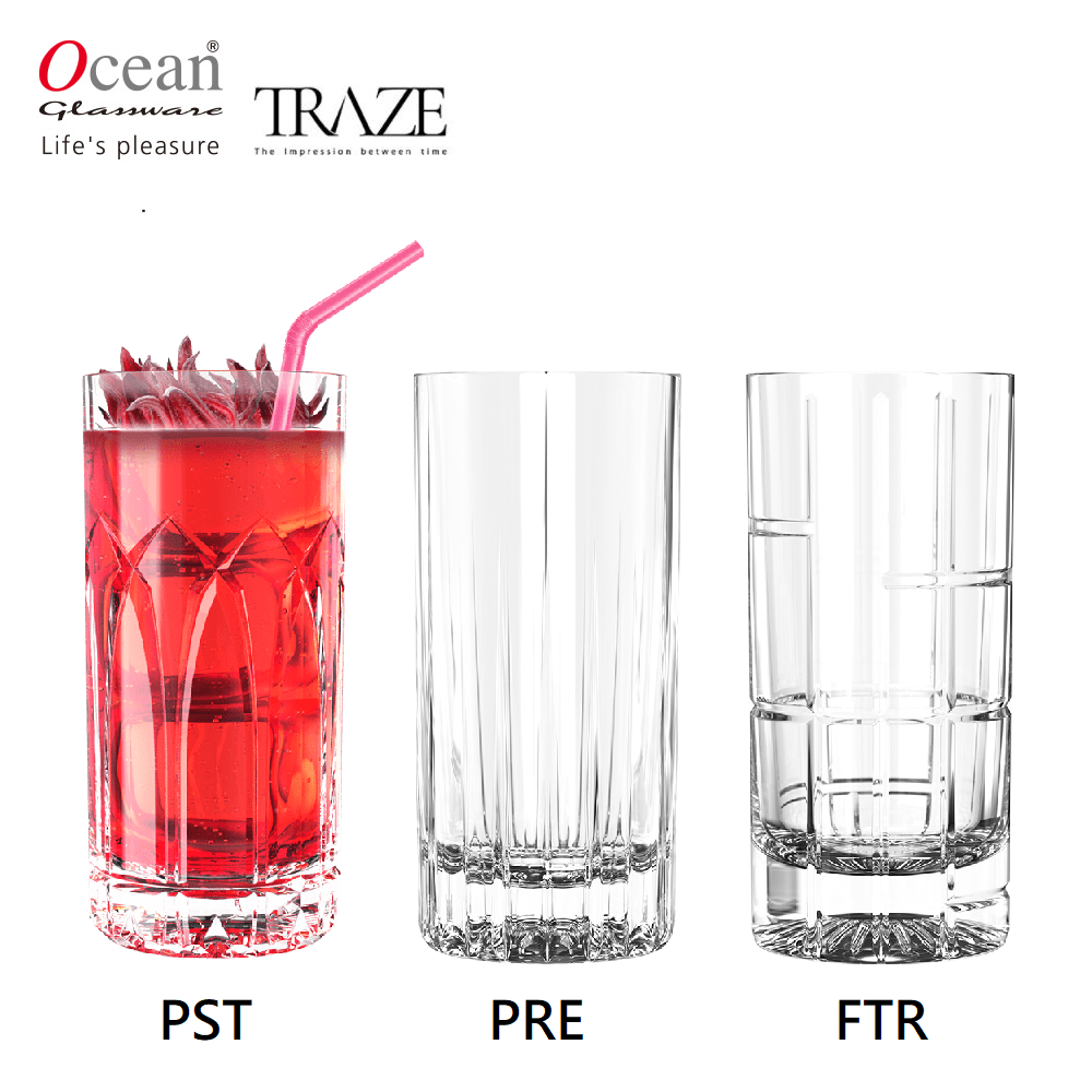 Ocean TRAZE 3款 高球杯 350cc 飲料杯 平底杯 水杯 調酒杯 金益合玻璃器皿