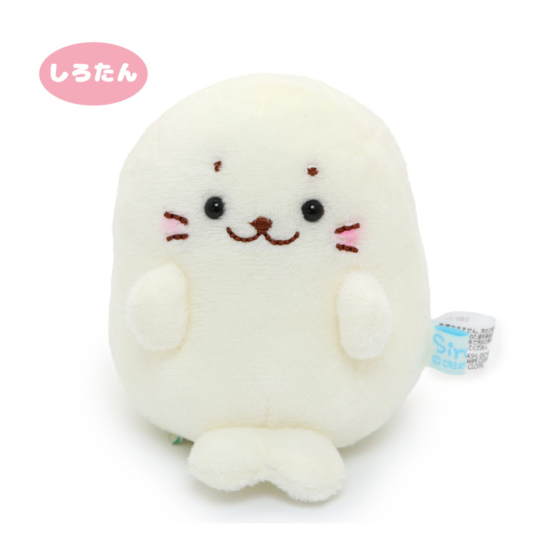 Sirotan 絨毛娃娃 ( 小白  / Rakkoinu / Ramune ) 8cm