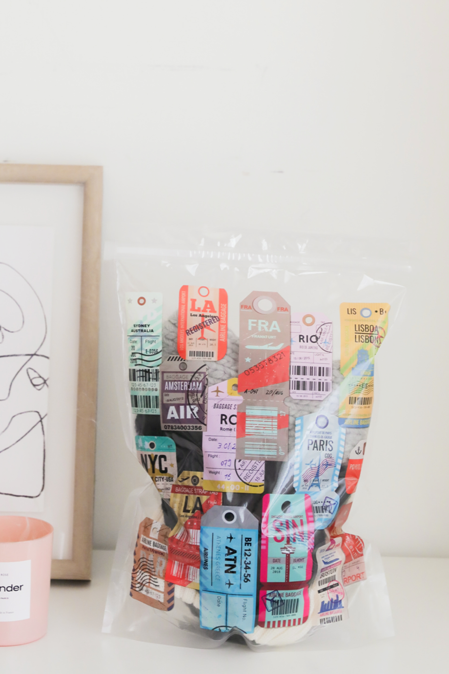 Play Bag｜世界旅行家魔鬼氈環保袋 - 綜合包 - 8入