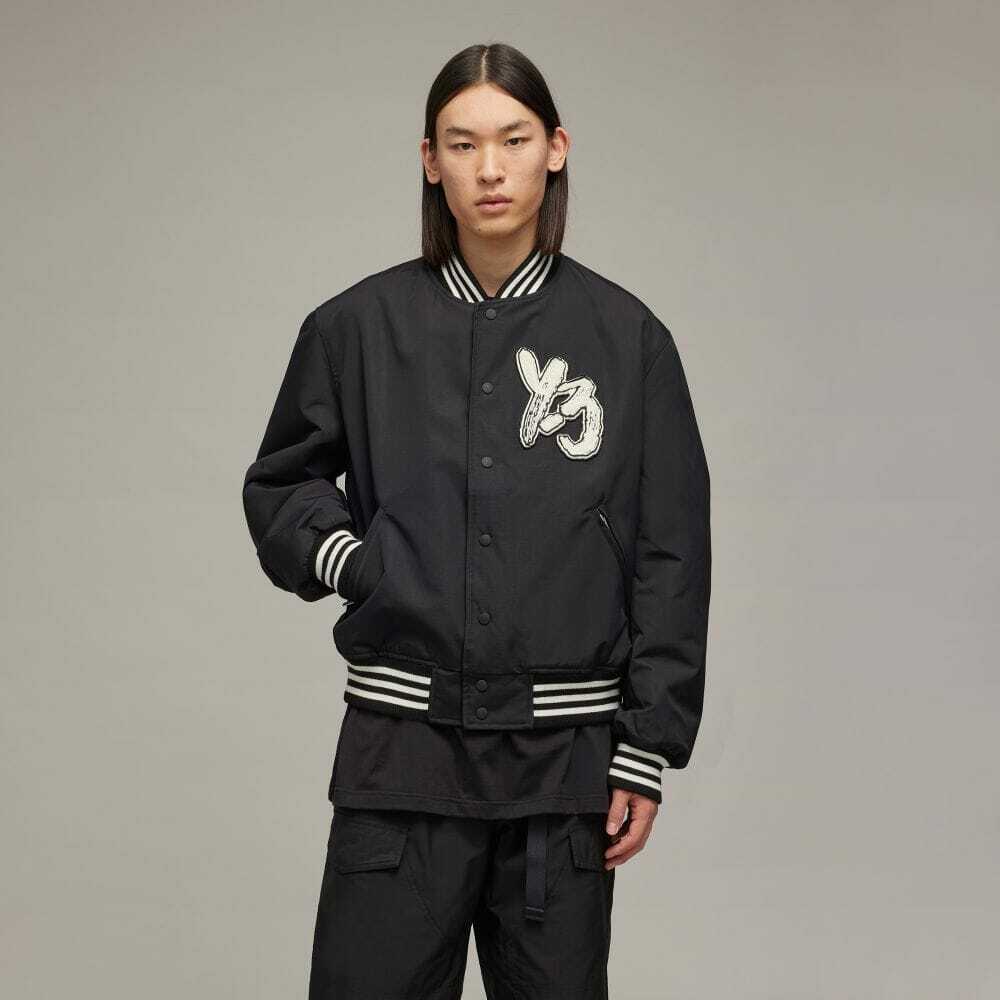 【 Y-3 TEAM JACKET 棒球外套- 黑白】