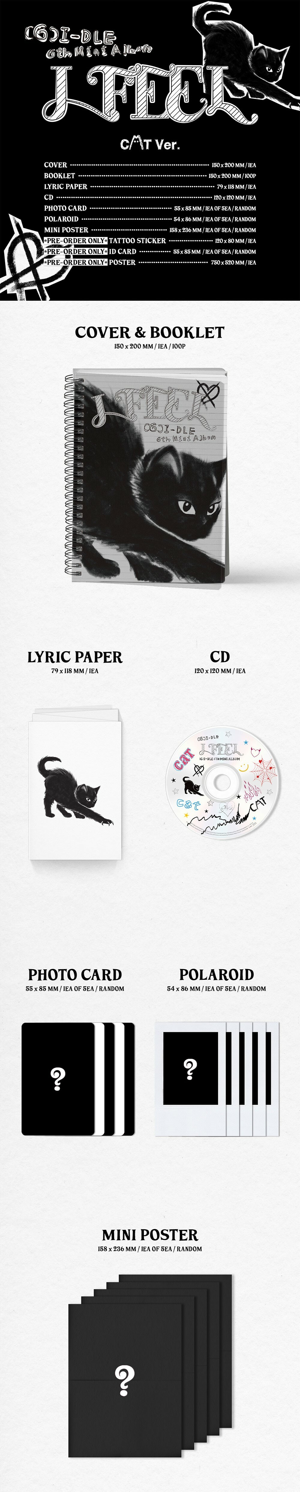 (G)I-DLE アルバムセット フルコンプ 楽天市場】☆Soundwave特典☆ YUQI - 1st Mini Album 「YUQ1