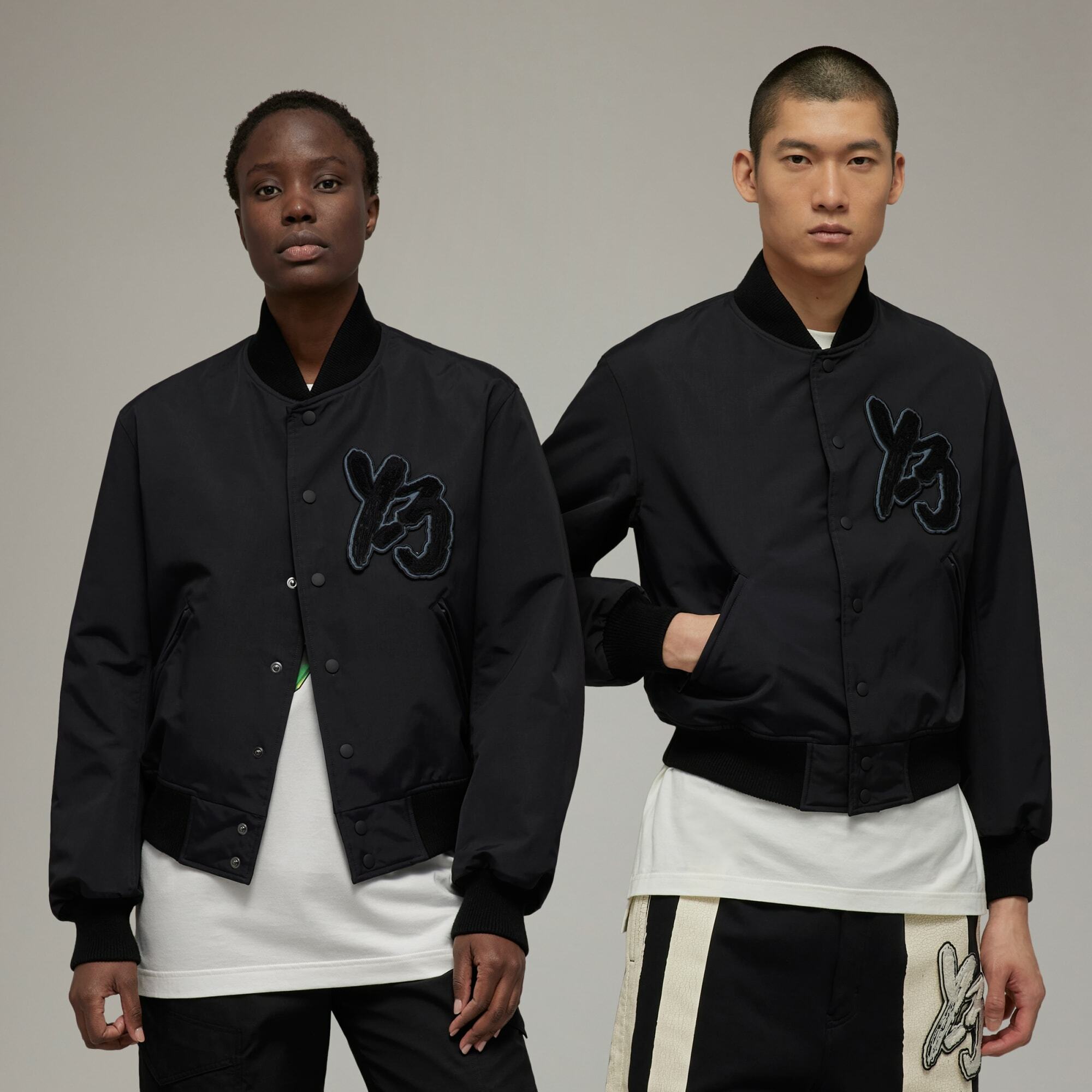 【 Y-3 TEAM JACKET 棒球外套 - 全黑 】