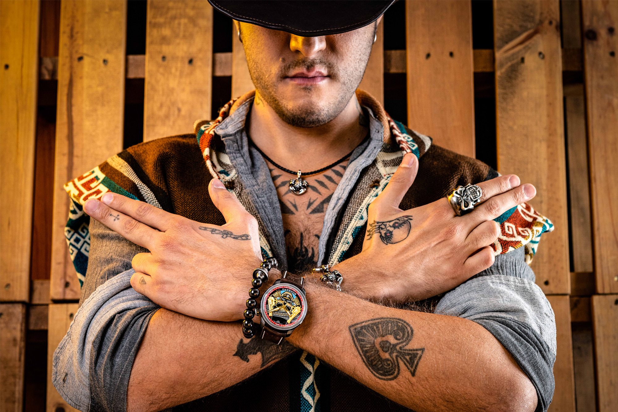 BOMBERG,炸彈錶,機械錶,BB-01,雙槍骷髏