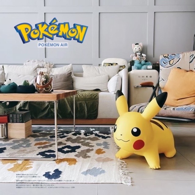 【現貨】POKEMON AIR Pikachu 皮卡丘充氣跳跳馬