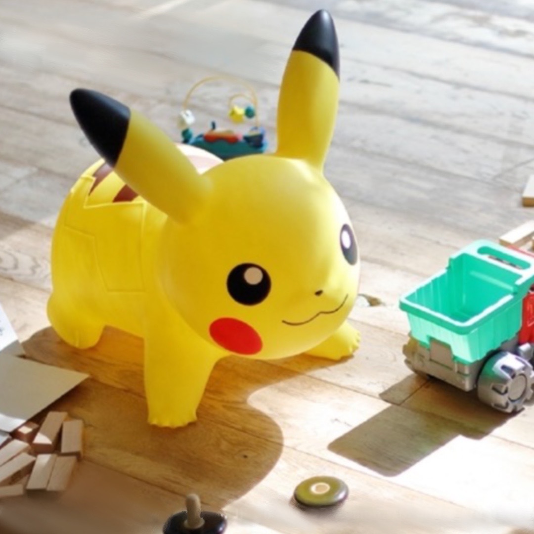 【現貨】POKEMON AIR Pikachu 皮卡丘充氣跳跳馬