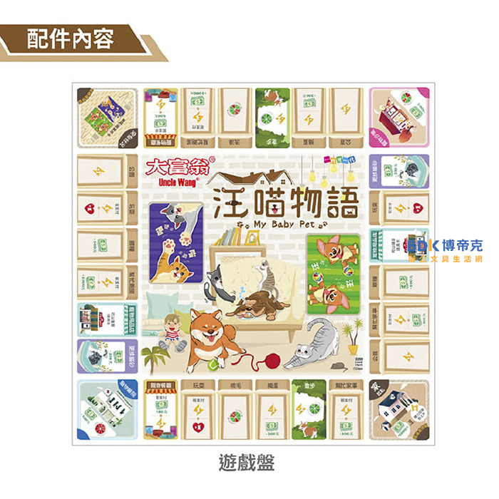 Uncle Wang 大富翁 桌遊 銀行遊戲棋 主題系列2