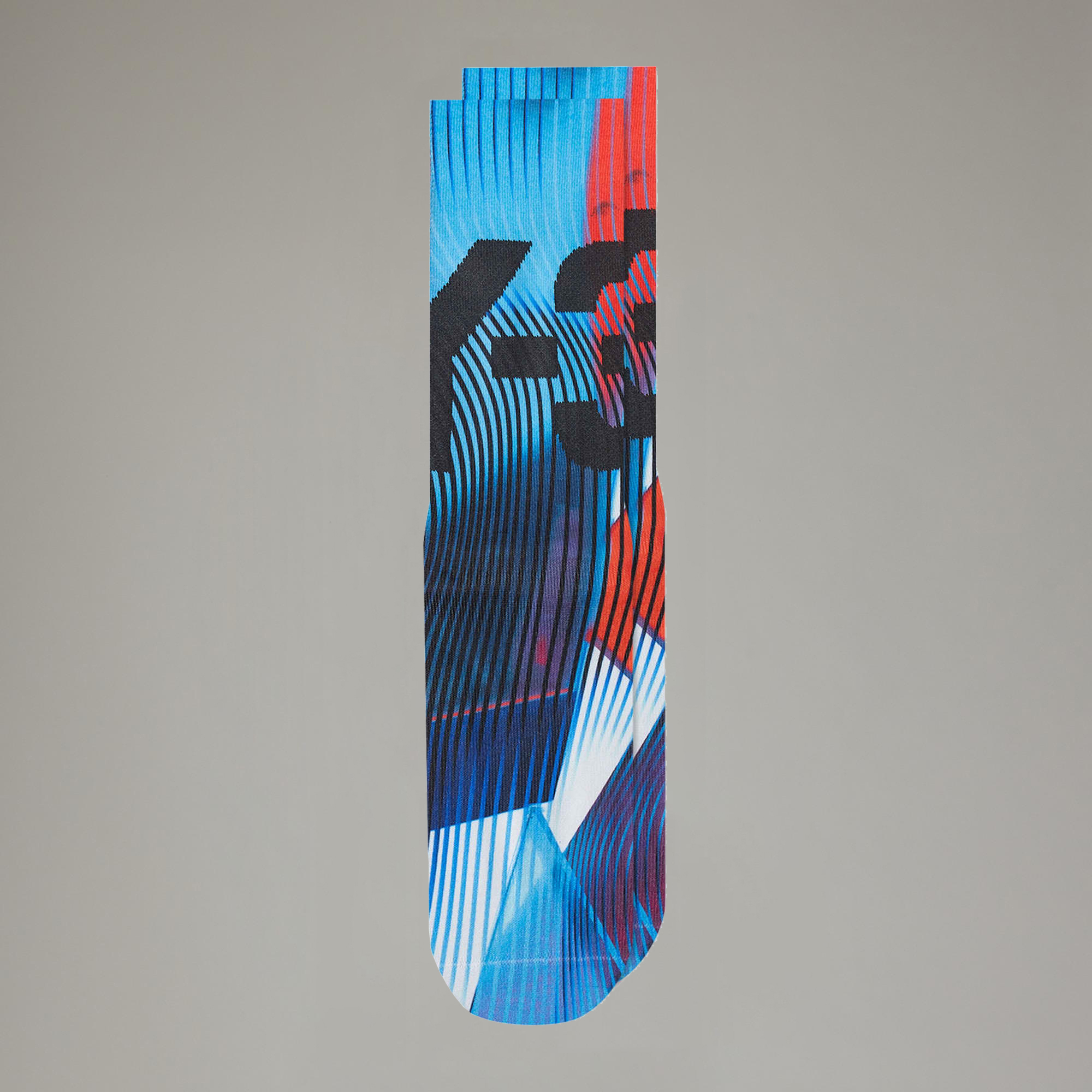 【 Y-3 AOP SOCK 長襪 - 藍 】