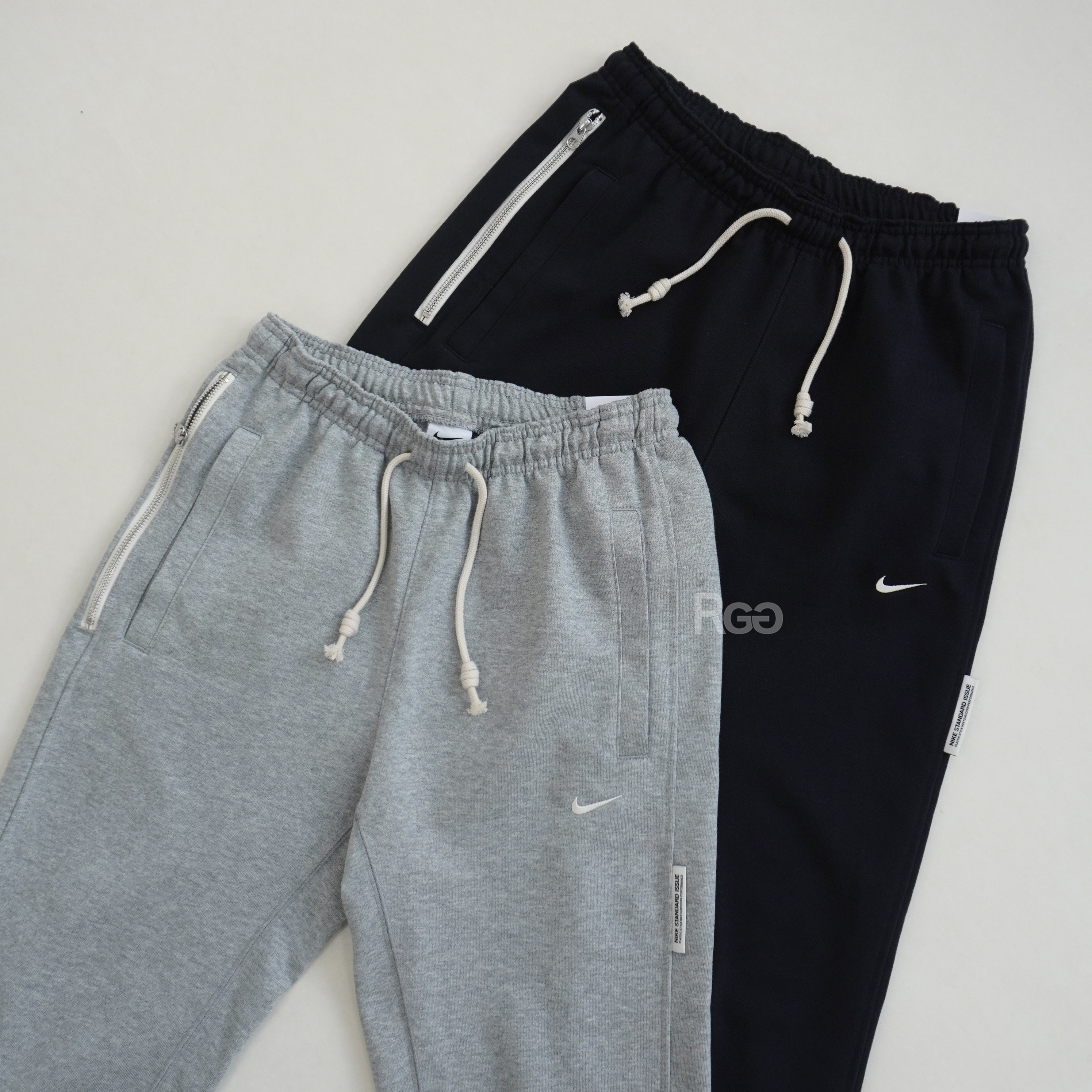 Nike Dri-FIT Standard Issue 拉鍊 刺繡Logo 棉長褲 (CK6366)