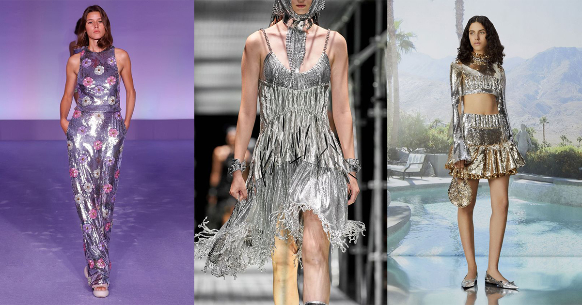 2025時髦單寧流行搭配未來感金屬銀色