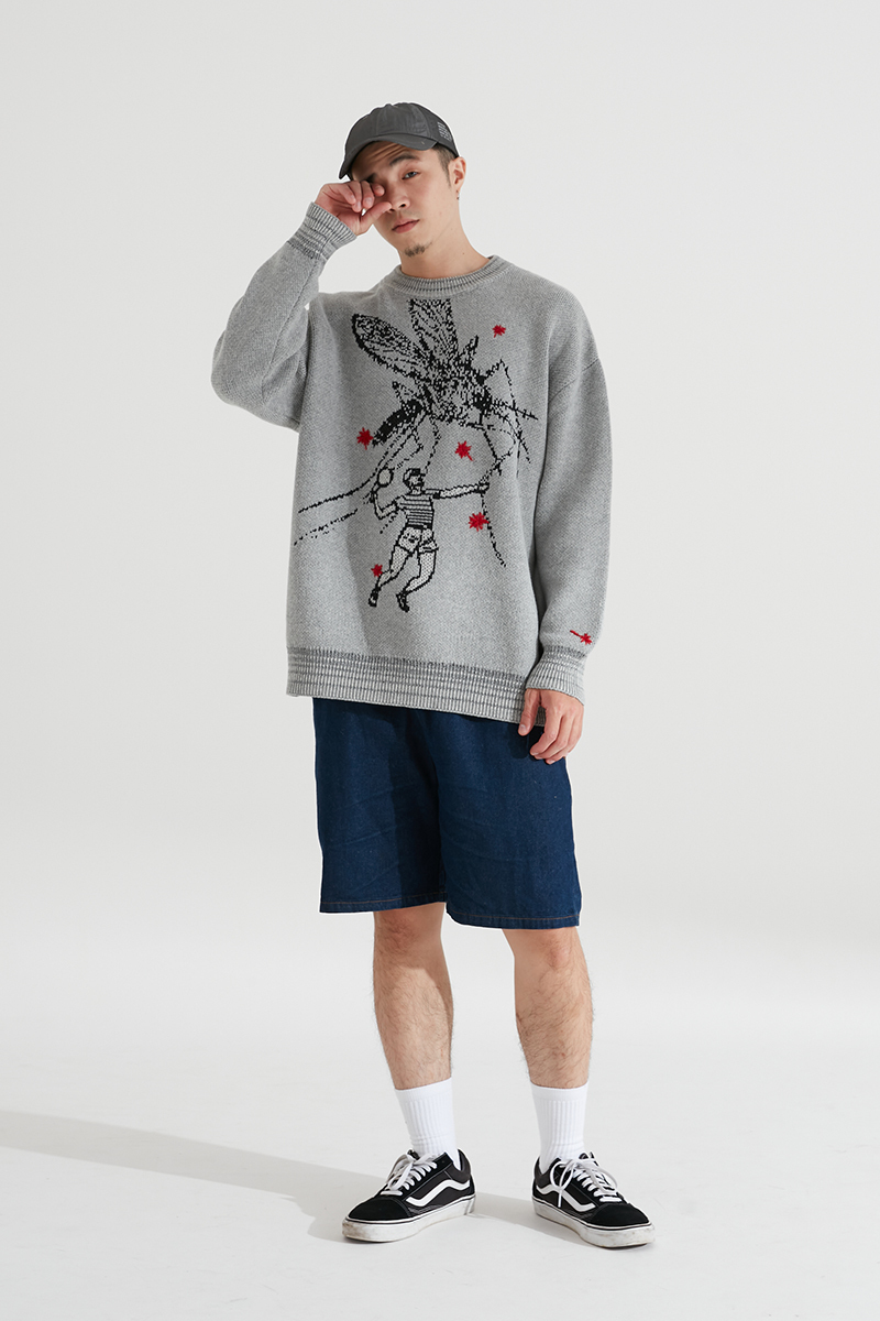 Battle with Mosquito Long-sleeves Top