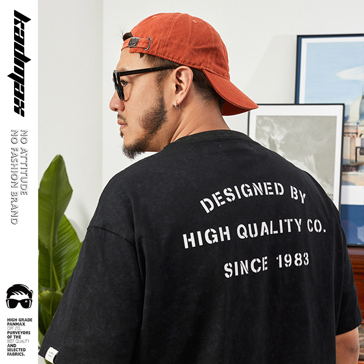 KADMAX大尺碼-潮牌短袖T恤〈CSTS0038〉