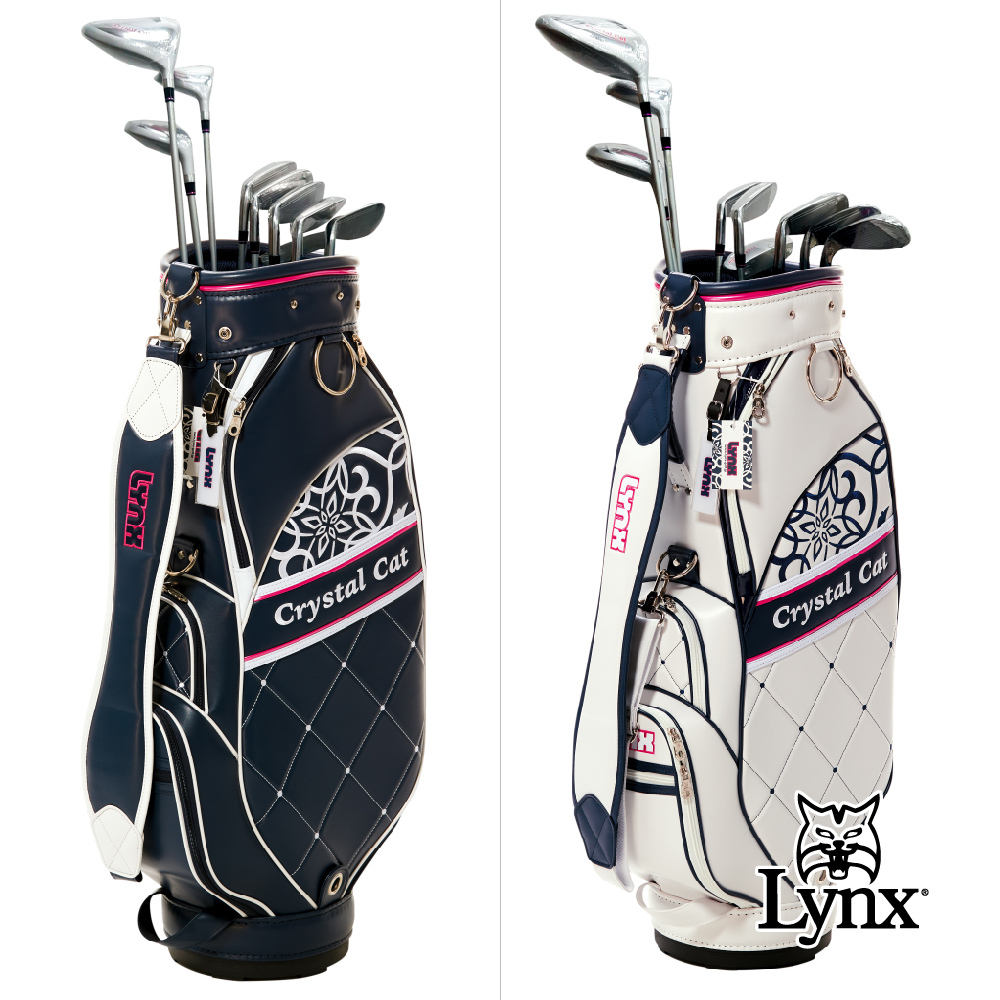 【Lynx Golf】女款Lynx山貓 Crystal Cat EF3 高爾夫套桿組(2W 1U 5I P 共9支、附球袋)