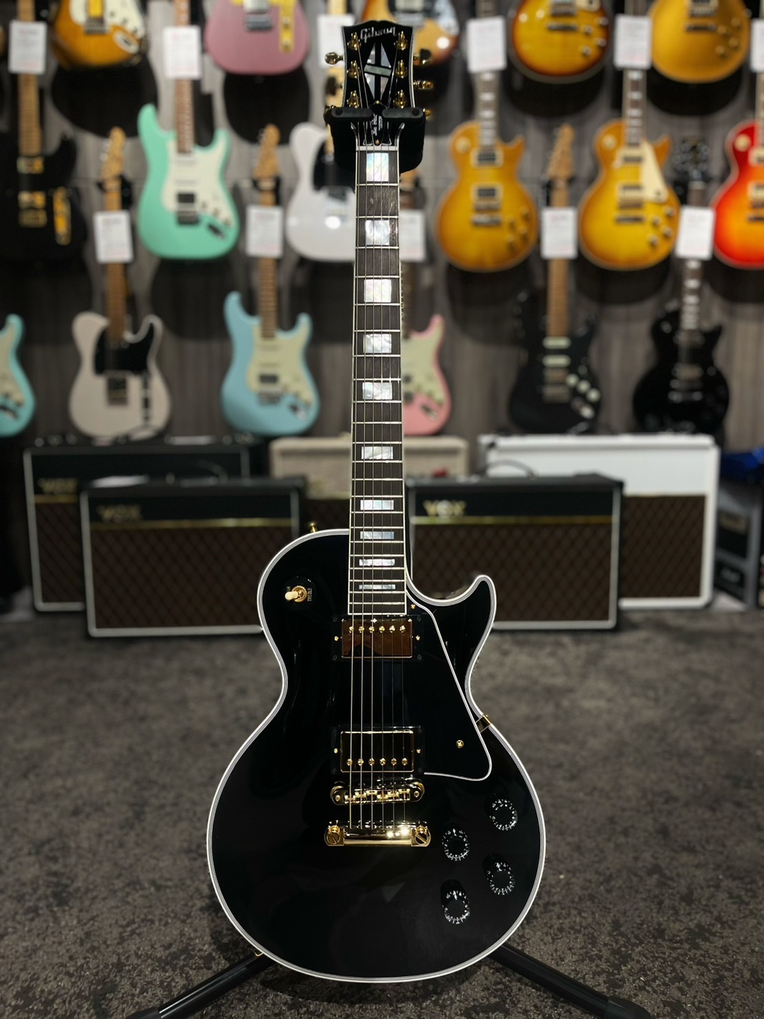 Gibson Les Paul Custom Ebony 電吉他 公司貨【宛伶樂器】