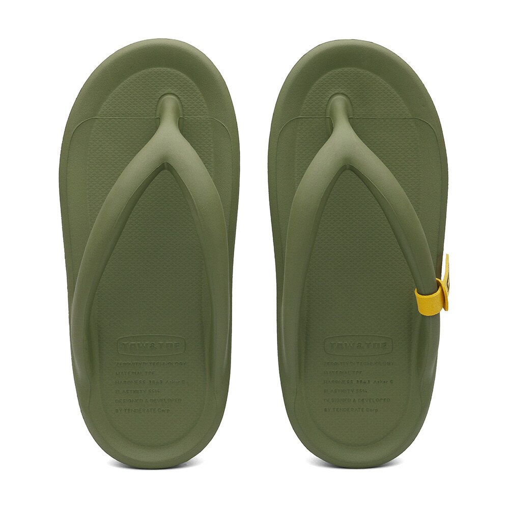 【TAW&TOE】Flip Flop Zerovity OG‐OLIVE TAW&TOE Flip Flop Zerovity™ OG_Olive