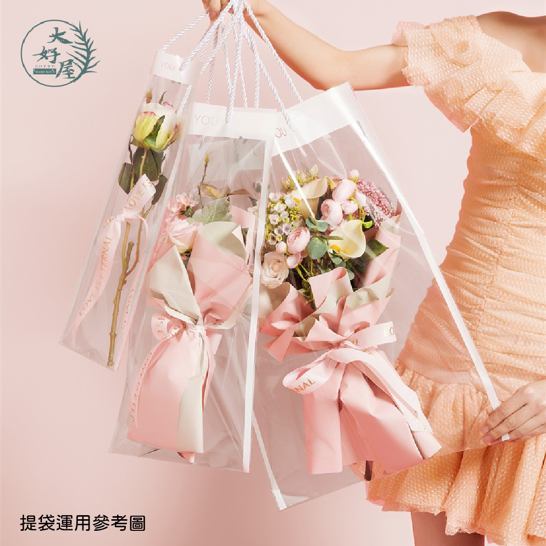 OPP邊框透明花袋