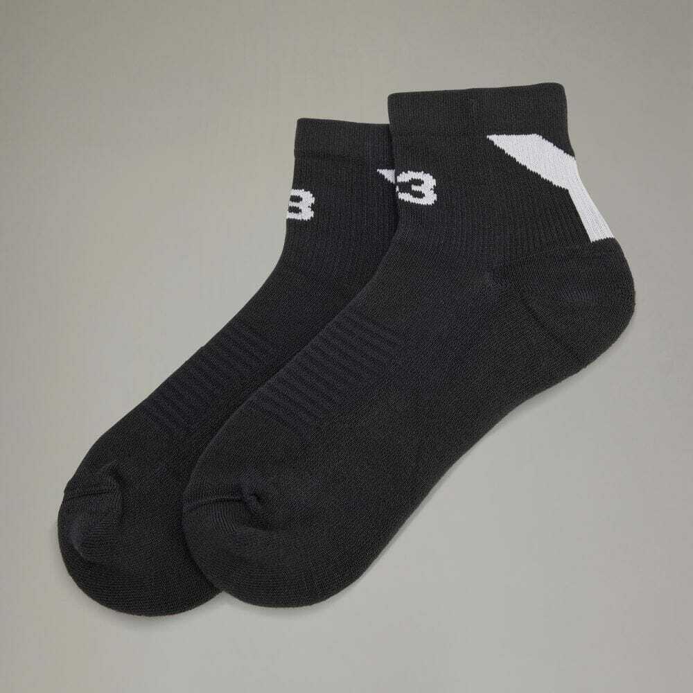 【 Y-3 SOCK LO 短襪 - 黑 】