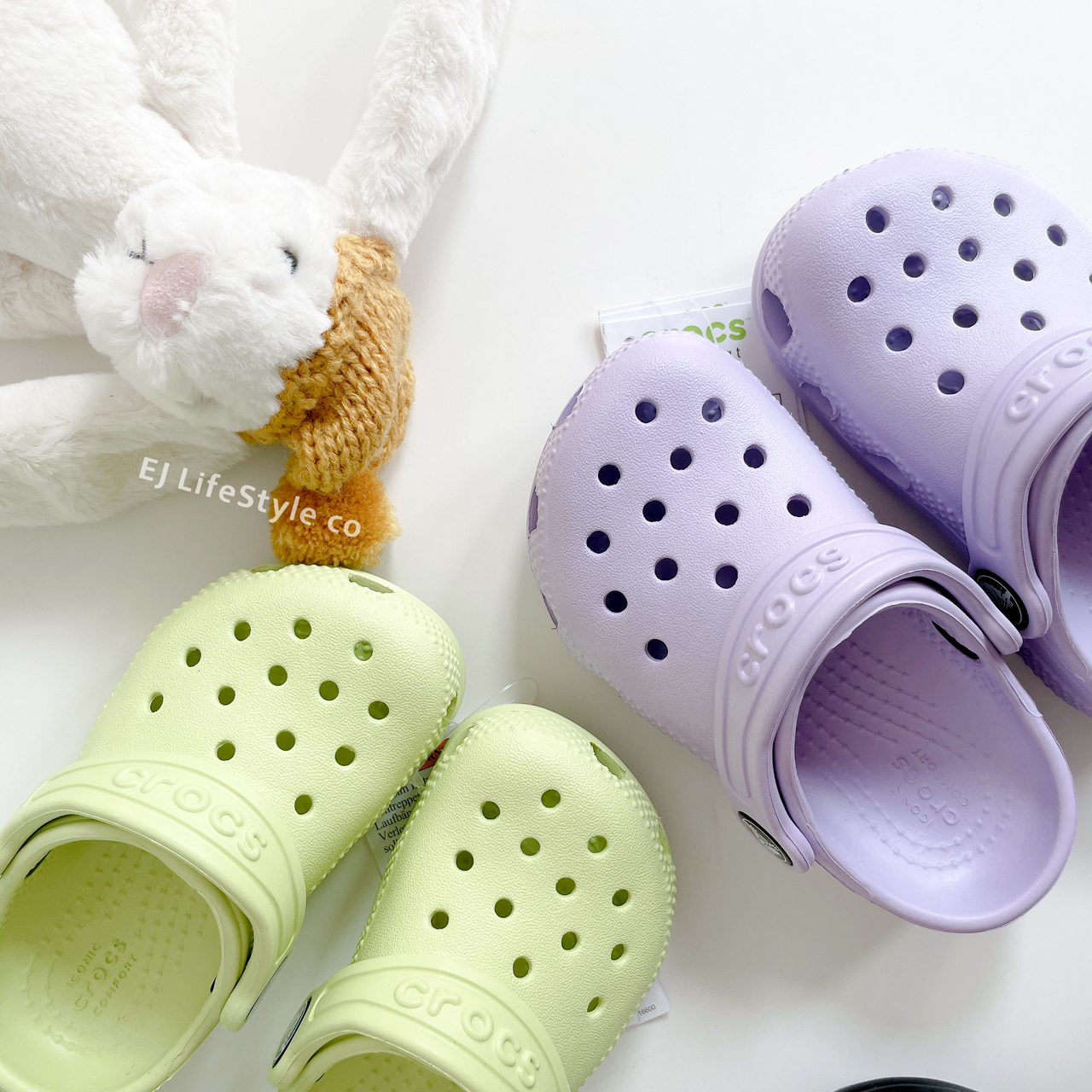 CROCS TODDLERS' CLASSIC CLOG 經典款 布希鞋 洞洞鞋 童鞋 紫 206990-5Q6 / 現貨