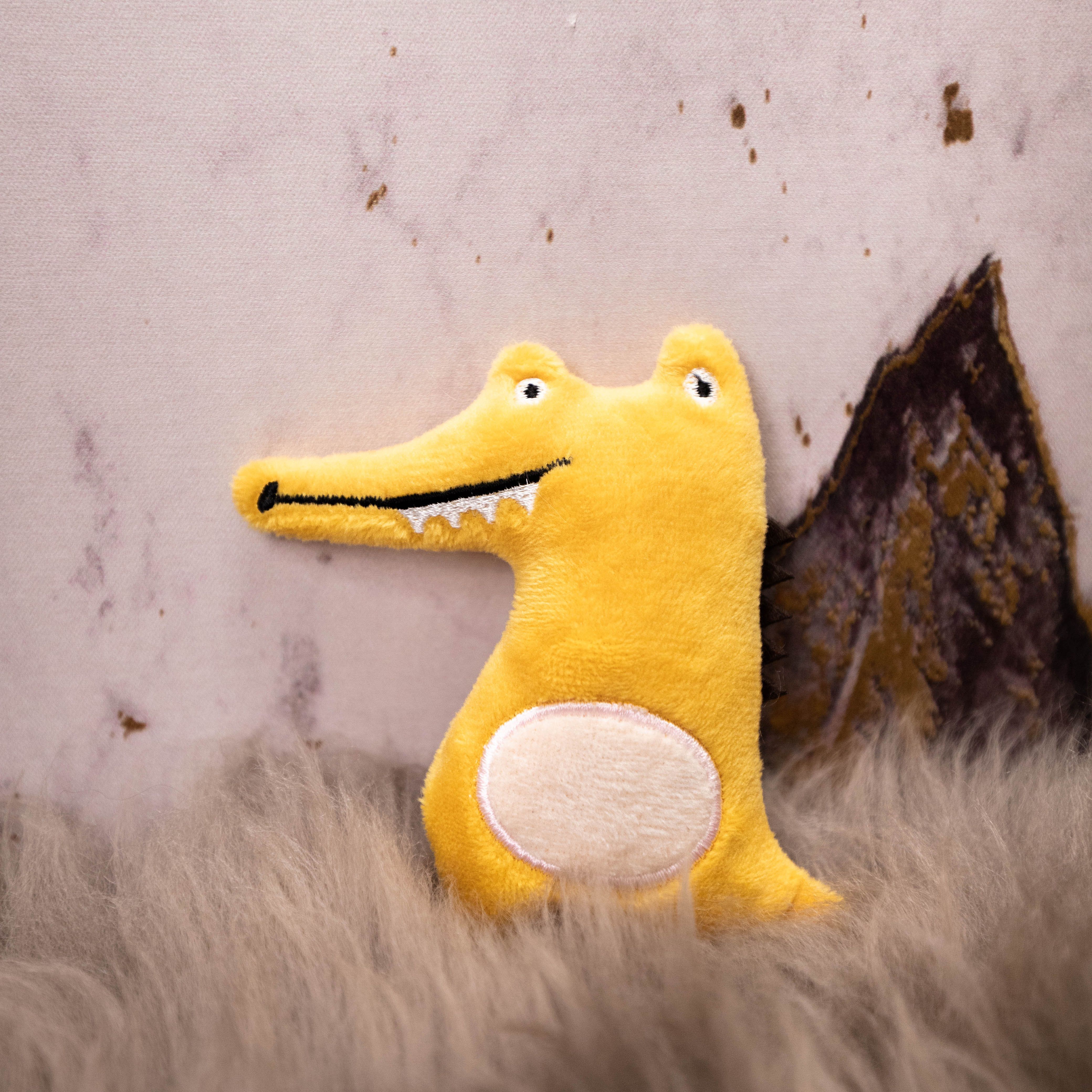 毛孩玩具｜發聲玩具｜鱷魚家族 發聲小玩偶 - LeapSelect