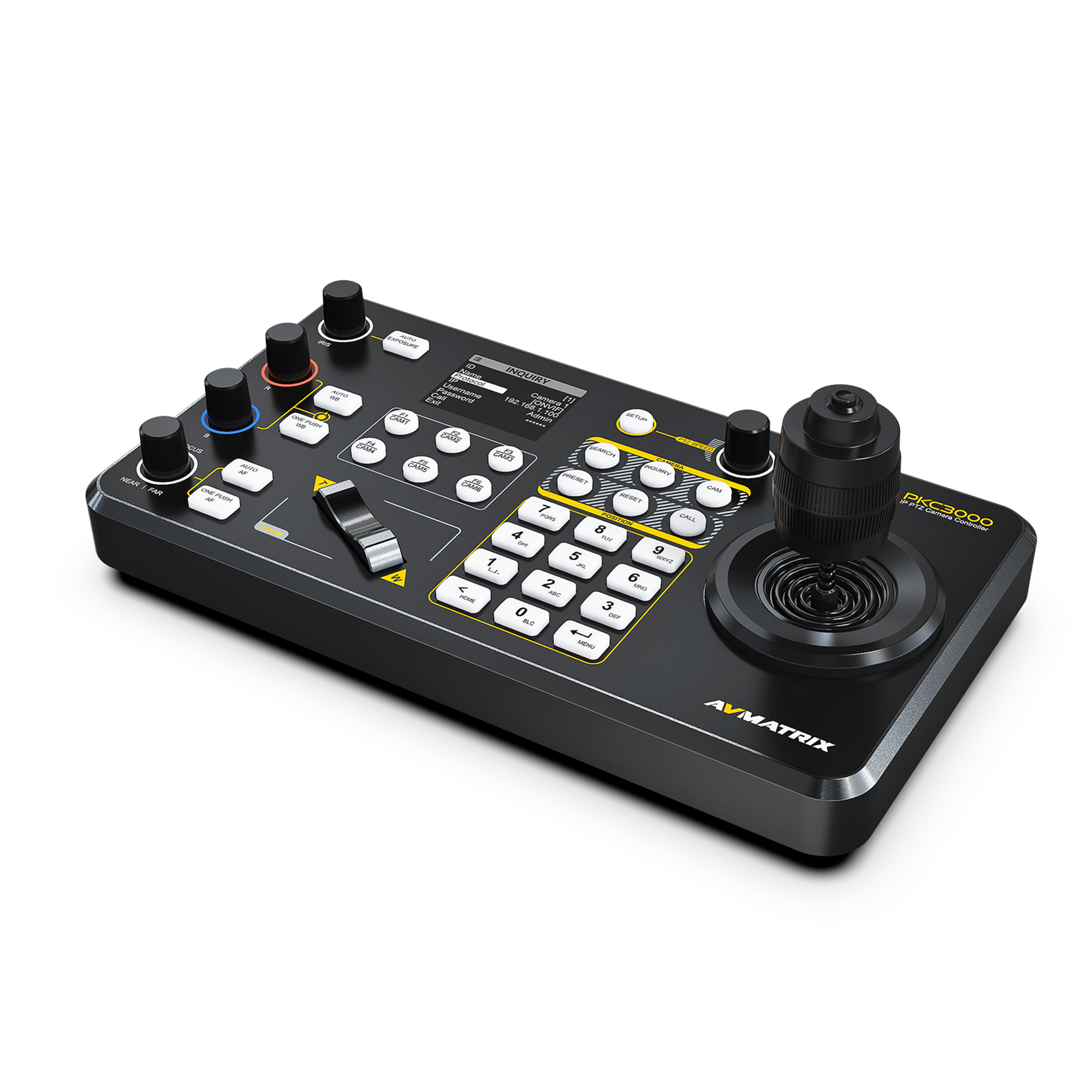 AVMATRIX PTZ攝像機控制鍵盤-PKC3000