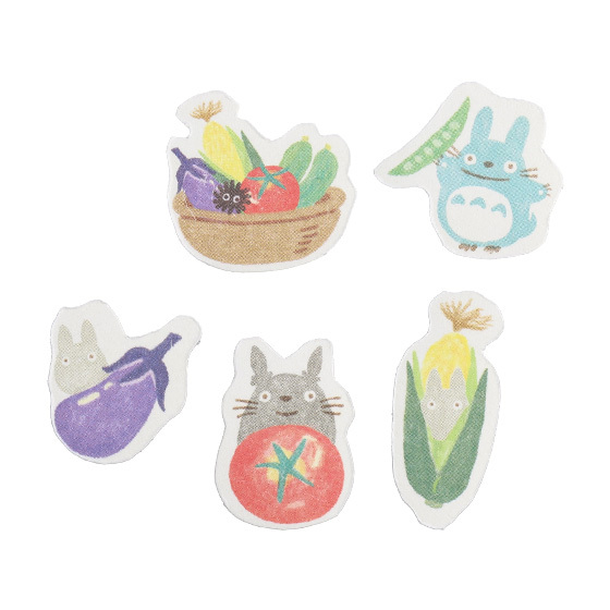 和紙貼紙組 龍貓 BREAK TIME vegetable