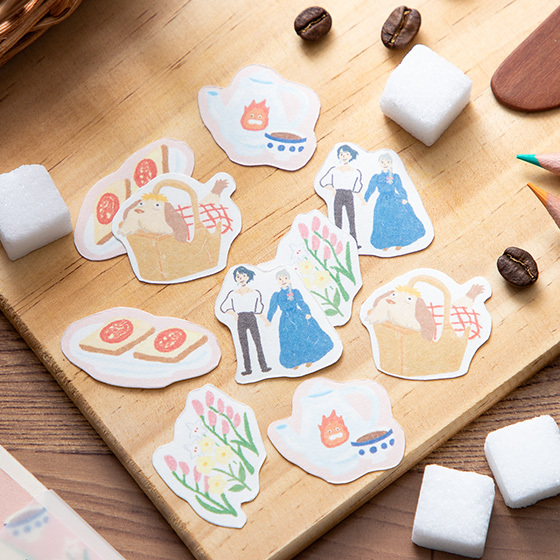 和紙貼紙組 霍爾的移動城堡 BREAK TIME flower