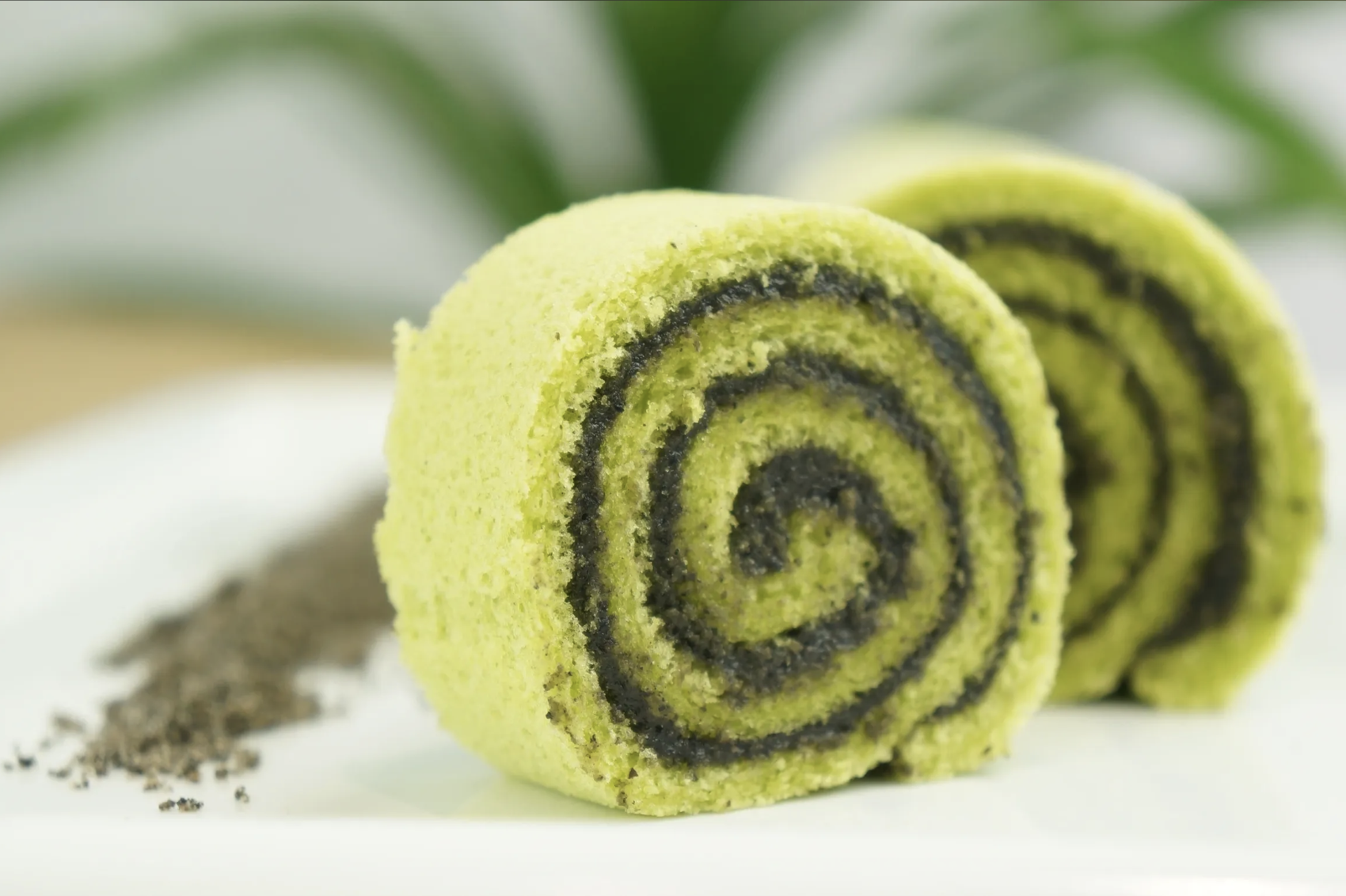 Pure Pandan 斑蘭黑芝麻卷