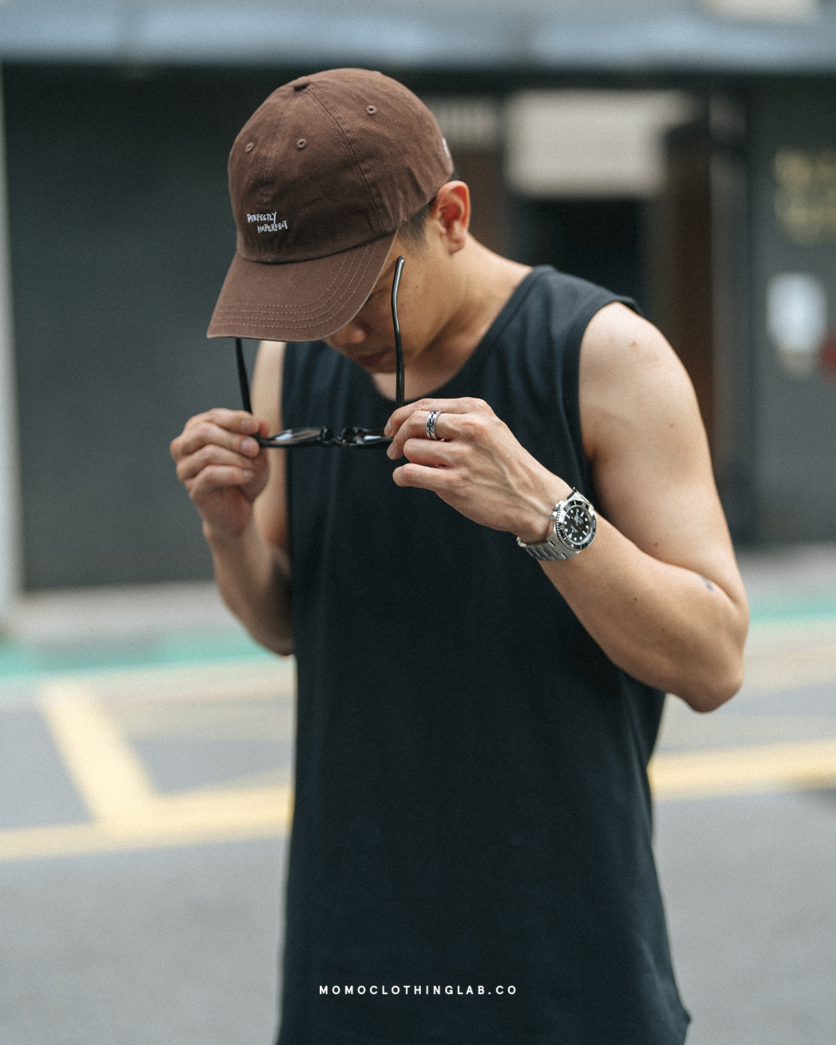 OurPick 厚磅寬版圓弧背心