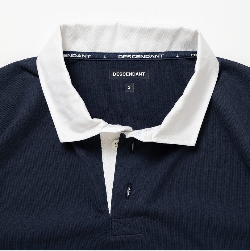 DESCENDANT - CROUCH POLO LS ホワイト 3 CROUCH POLO LS | DESCENDANT(ディセンダント) / トップス