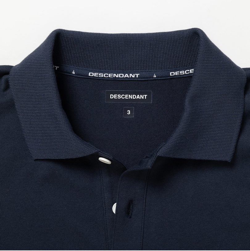 DESCENDANT CROSS PADDLE POLO SS NAVY