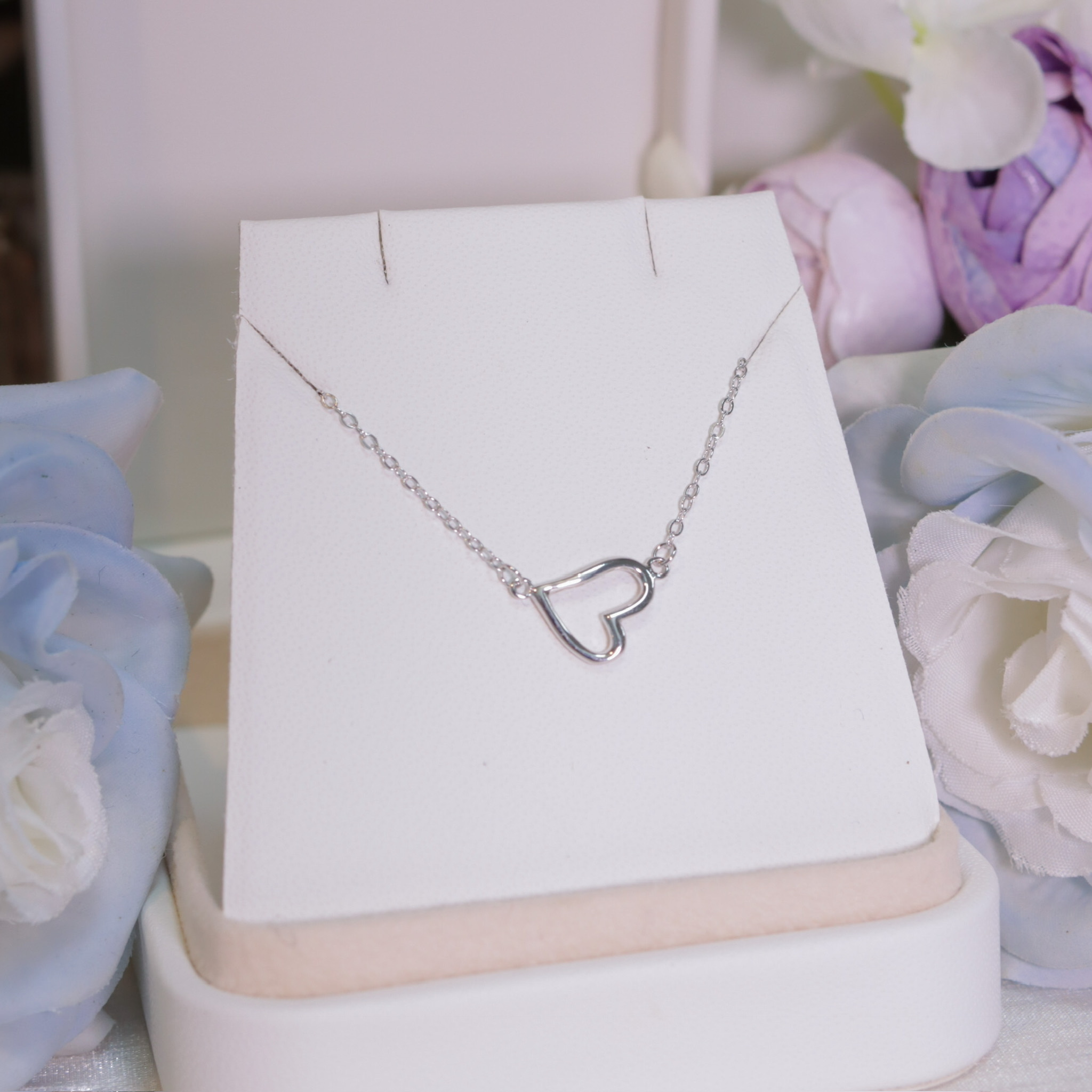 | 925純銀・ 白金 | 一拍即合項鍊 | NE0878 |