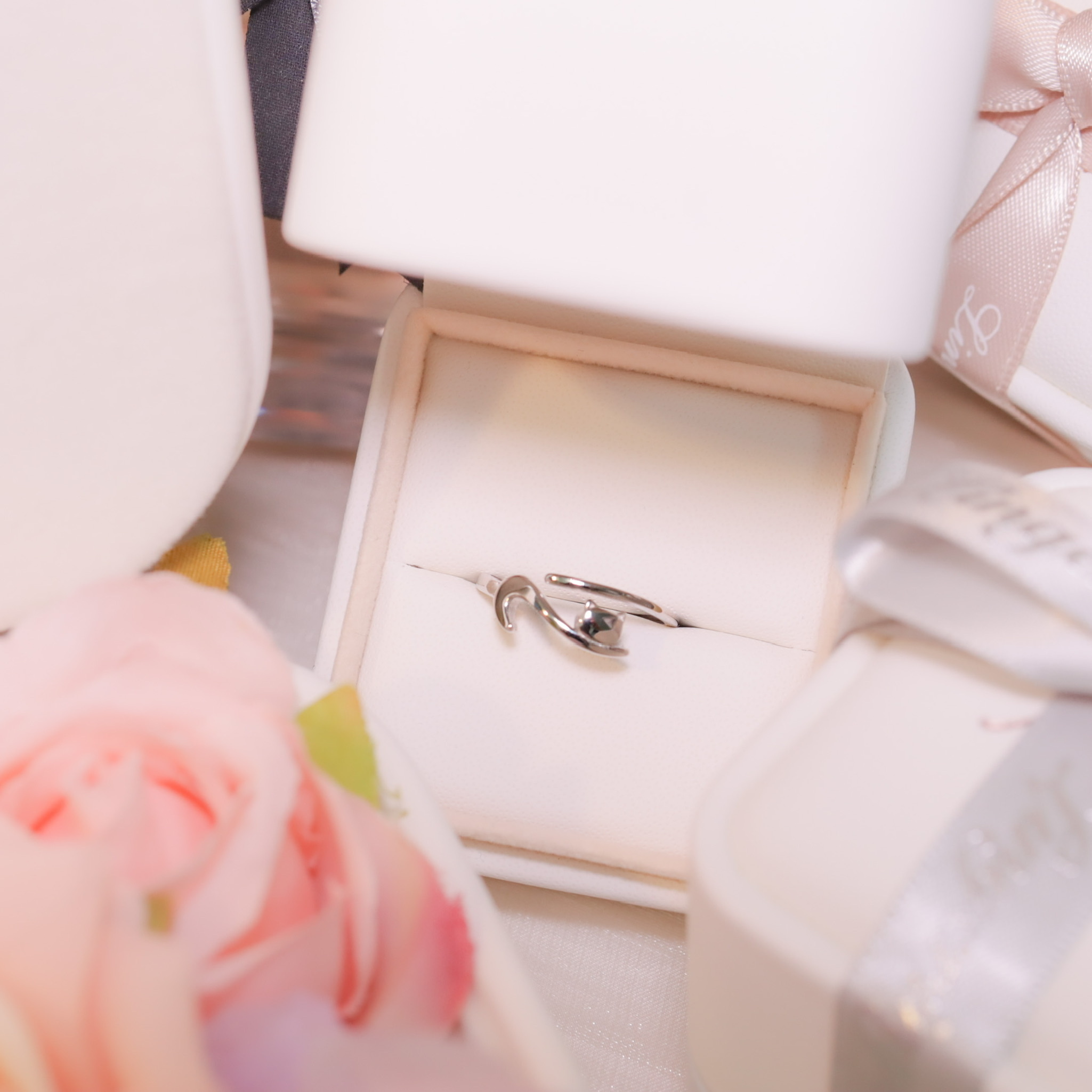 | 925純銀 | 慵懶貓咪戒指 | RI0543 |