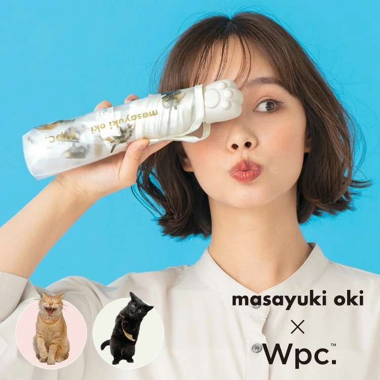 Wpc. x Masayuki Oki Folding Umbrella 貓咪肉球柄折疊雨傘