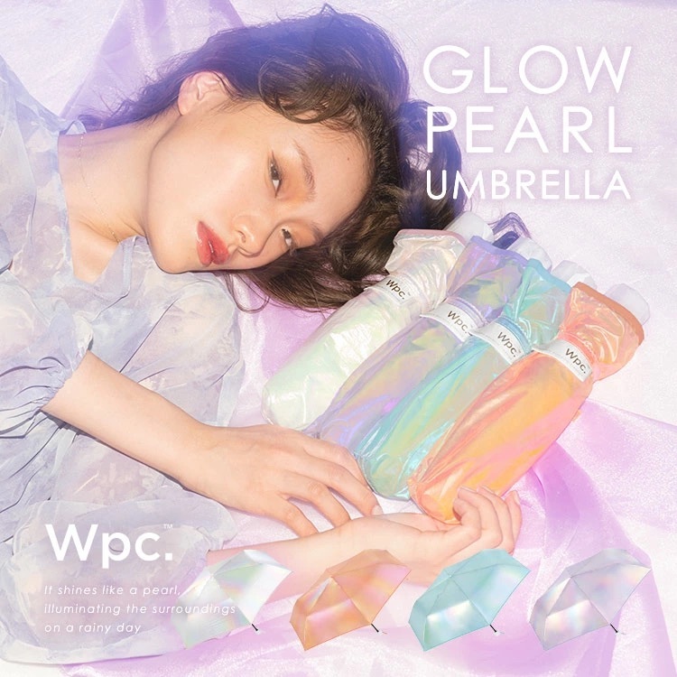Wpc. Glow Pearl Folding Umbrella Mini 珠光幻彩折疊雨傘 50cm