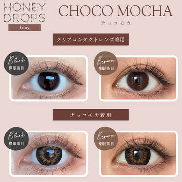 Honey Drops 1 Day Choco Mocha 日拋有色彩妝隱形眼鏡｜每盒10片