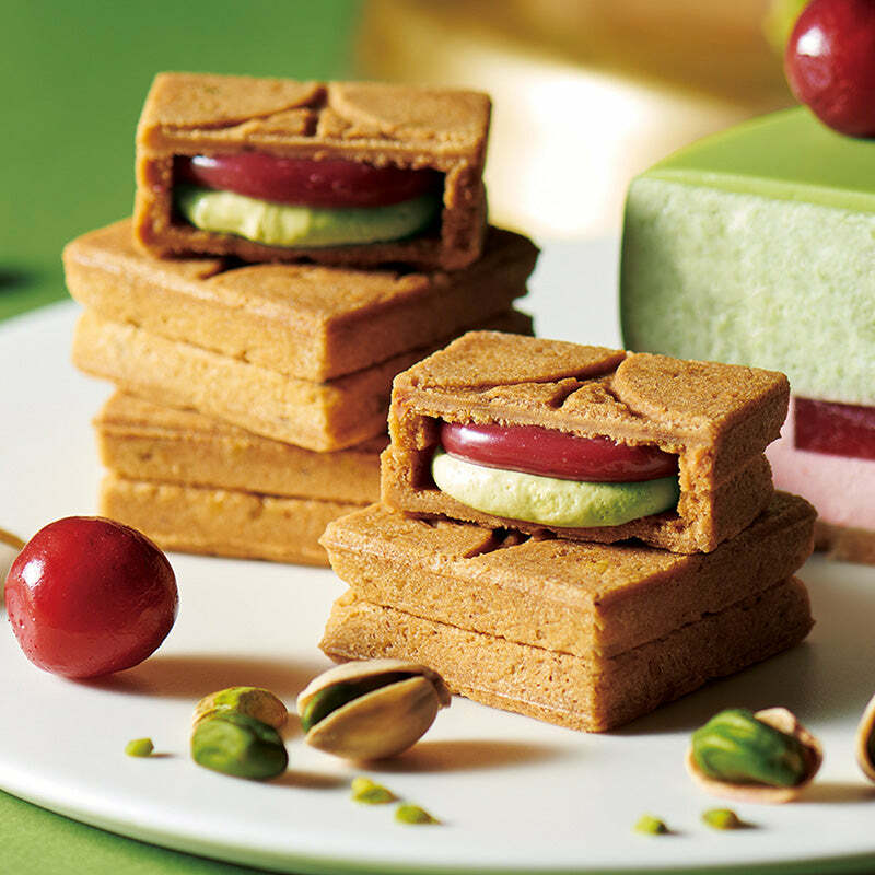 Press Butter Sand｜開心果櫻桃