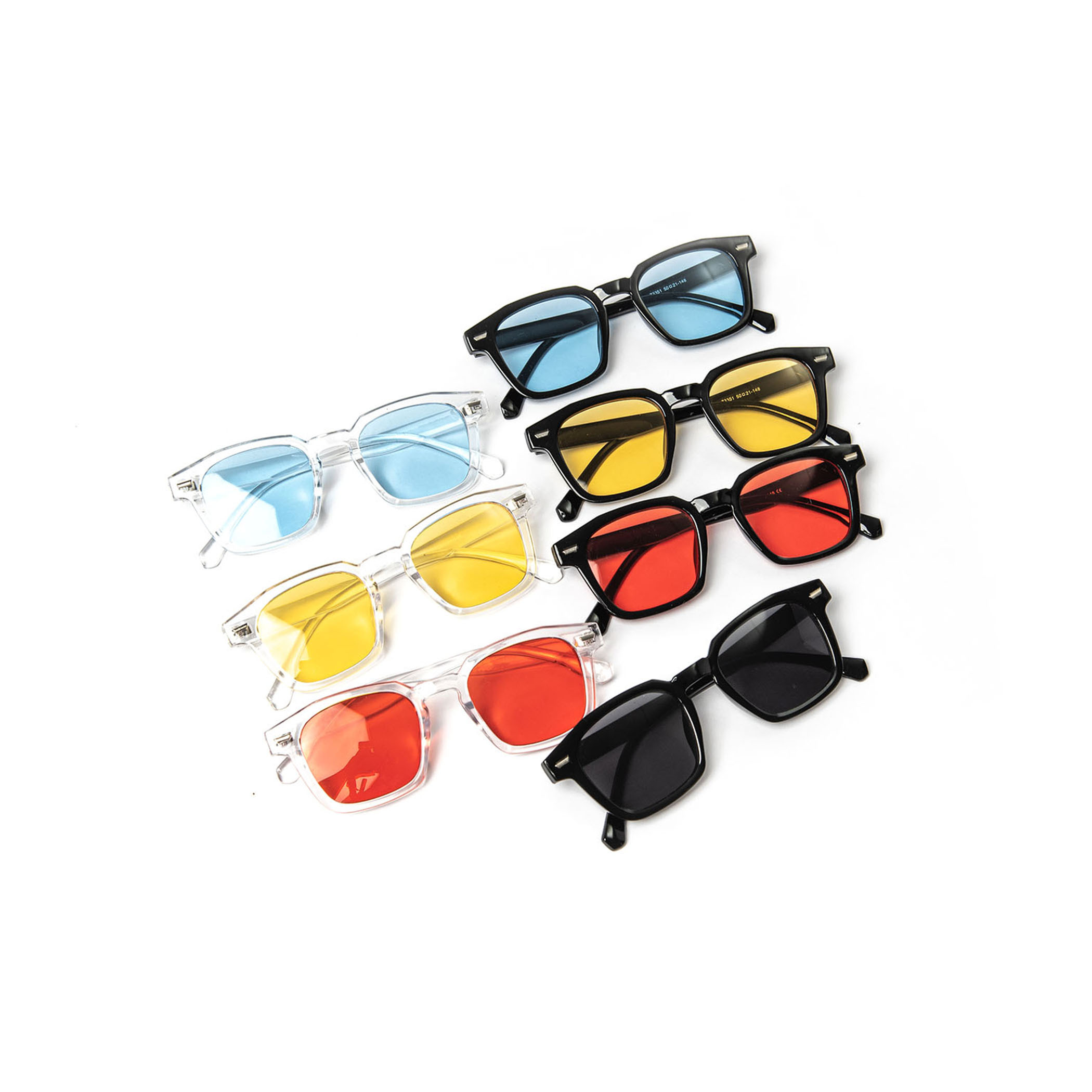 鉚釘復古 顯臉小粗框墨鏡 潮男時尚 方形太陽眼鏡 個性眼鏡