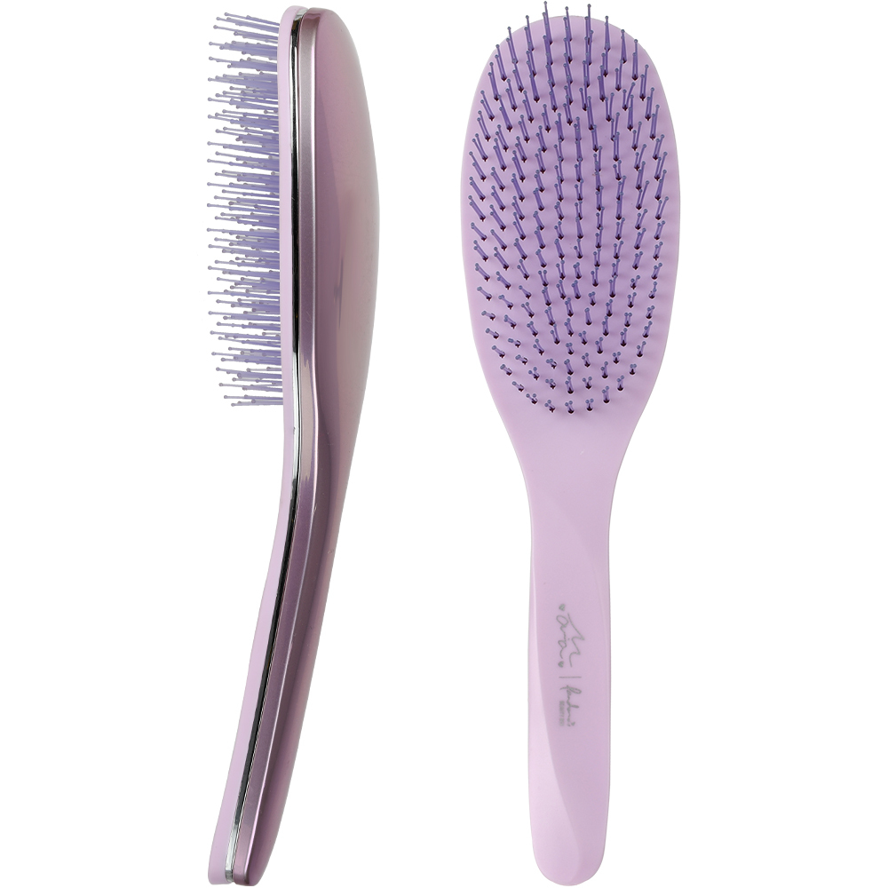 【阿部瑪利亞聯名款】KIRAMEKI BRUSH 亮澤光感梳(長柄-閃耀紫)