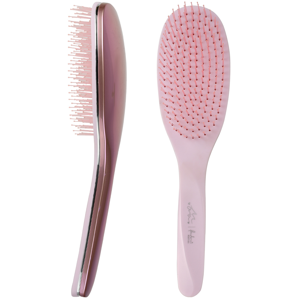 【阿部瑪利亞聯名款】KIRAMEKI BRUSH 亮澤光感梳(長柄-極光粉)