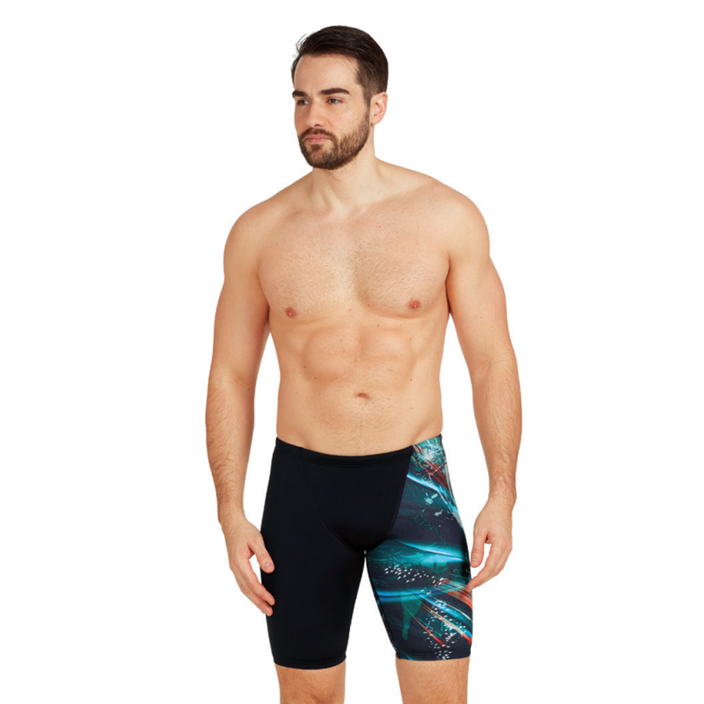 ZOGGS 男性《秘境彩幽靈》 運動及膝泳褲