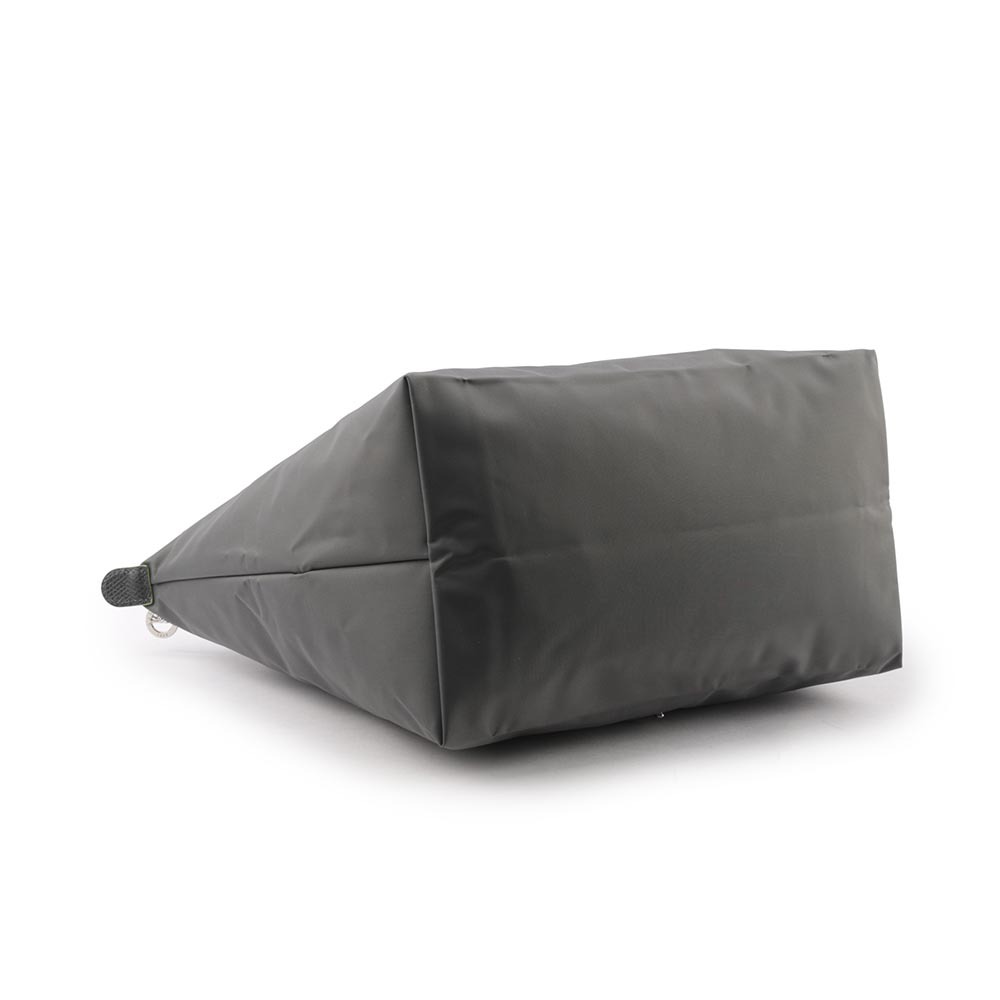 【LONGCHAMP】L號長把LE PLIAGE GREEN摺疊水餃包(石墨灰)