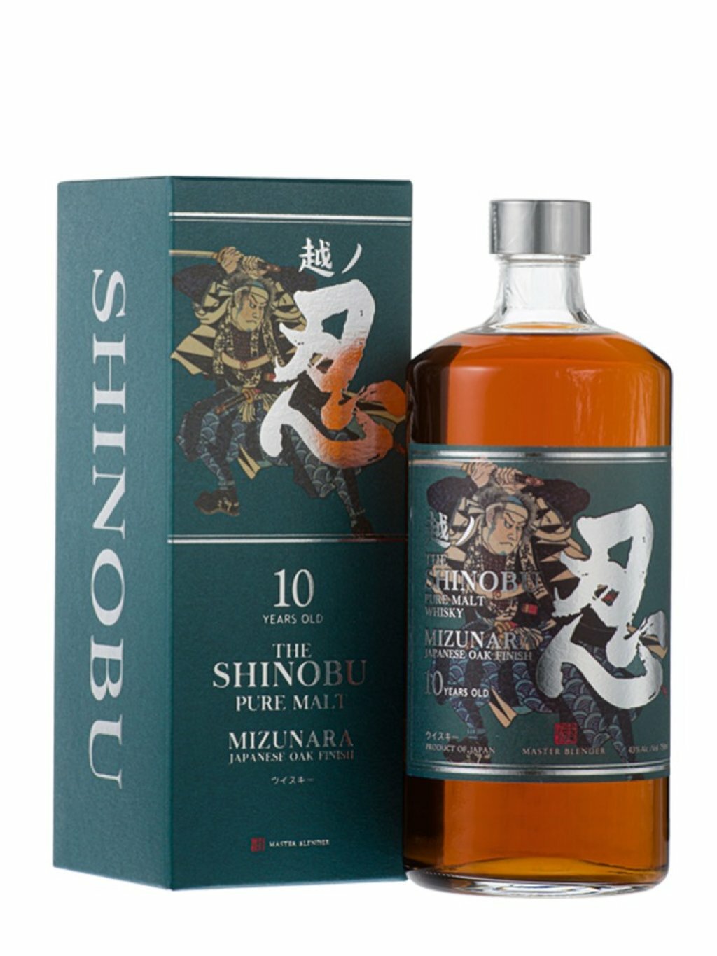 忍10 年Mizunara Japanese Oak Finish 純麥芽威士忌 (700ml) [禮盒裝]