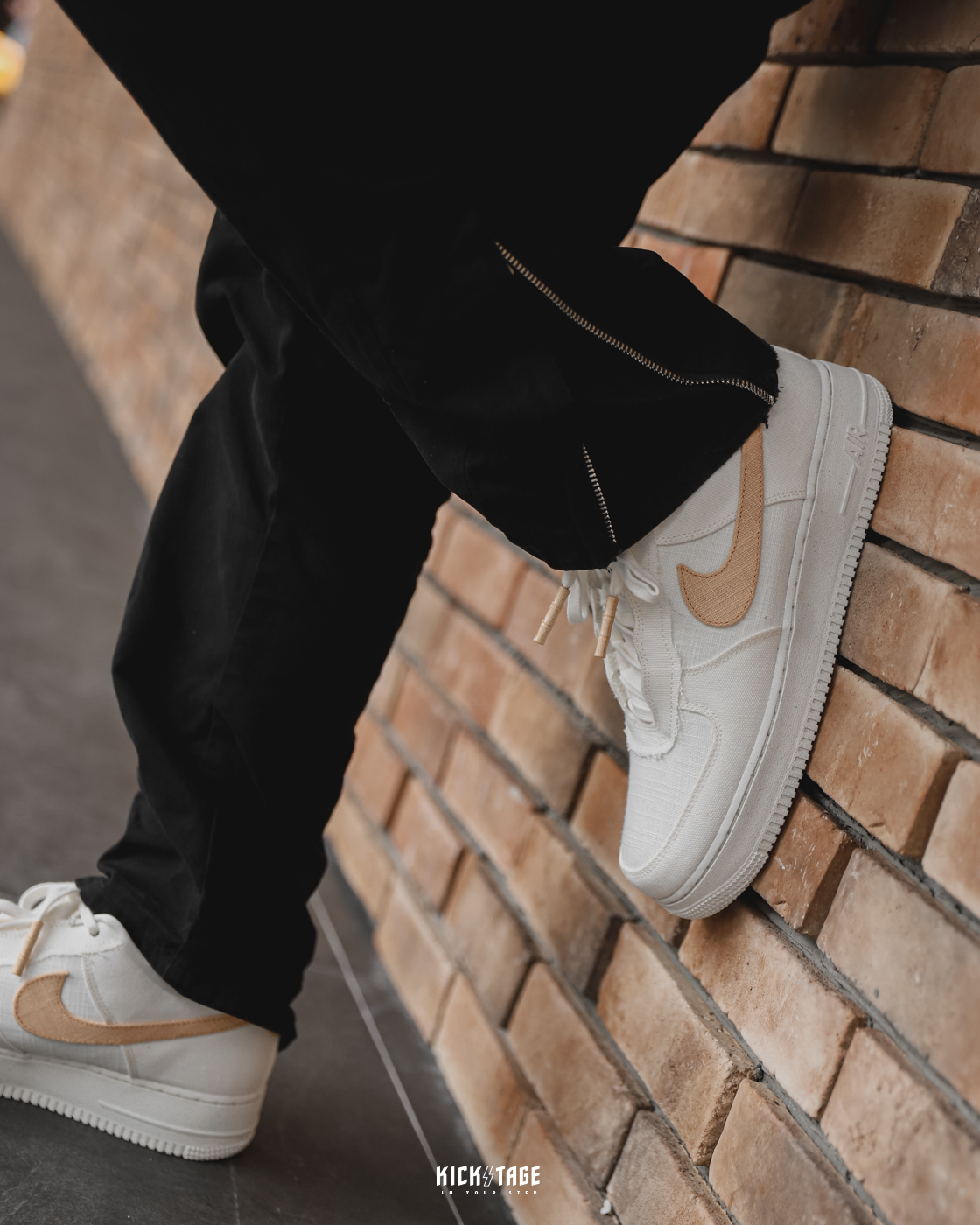 NIKE AIR FORCE 1 PRM NN SUN CLUB 白奶茶白卡其休閒鞋DM0208-100