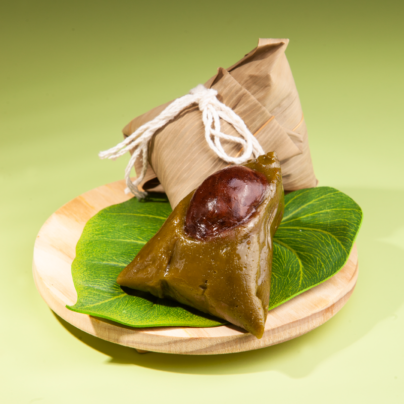 【批量生產】客家抹茶紅豆粿粽