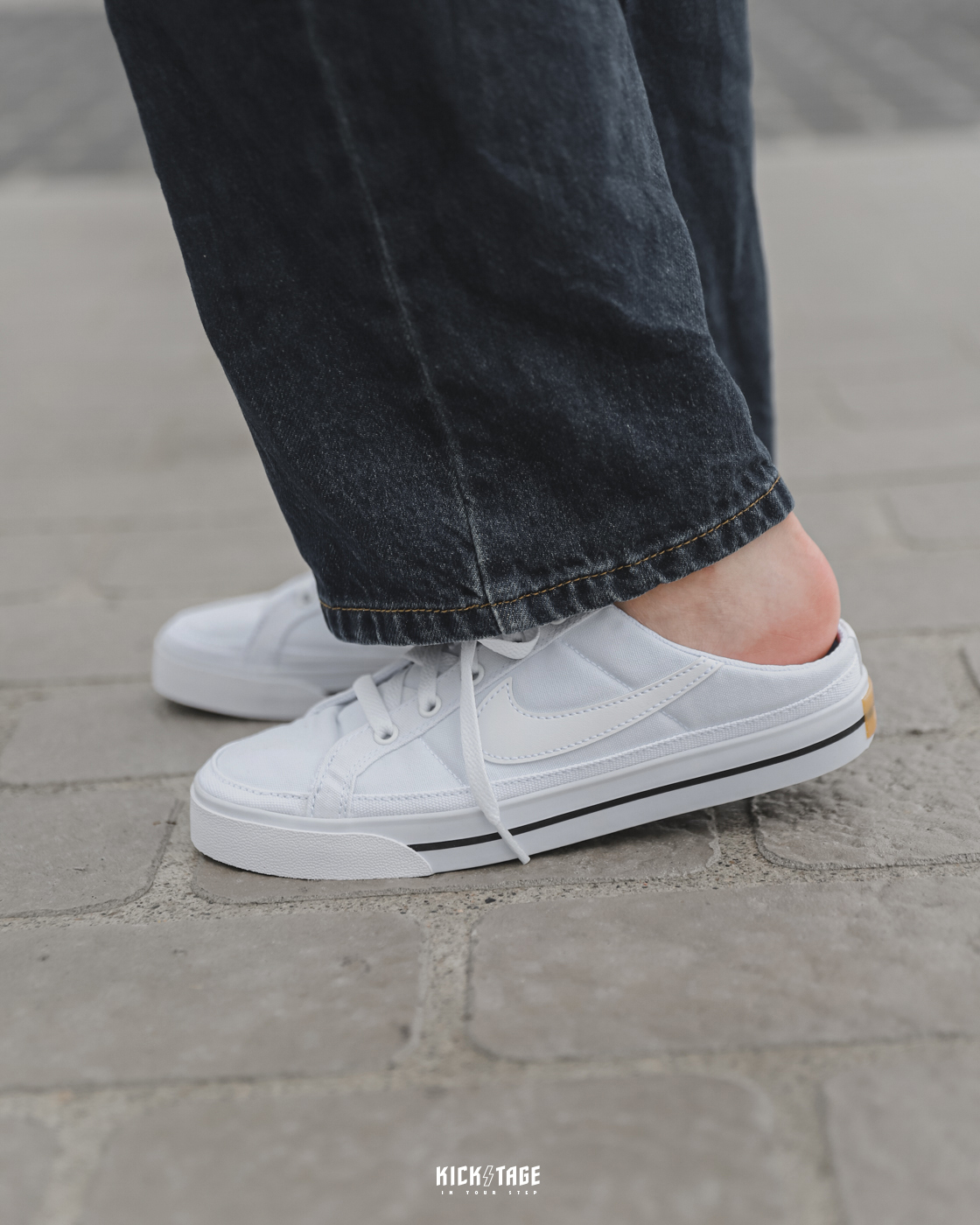 *特價商品售出不退換* 女鞋 NIKE COURT LEGACY MULE 白色 帆布 踩腳 穆勒鞋 懶人鞋【DB3970-100】25SALE