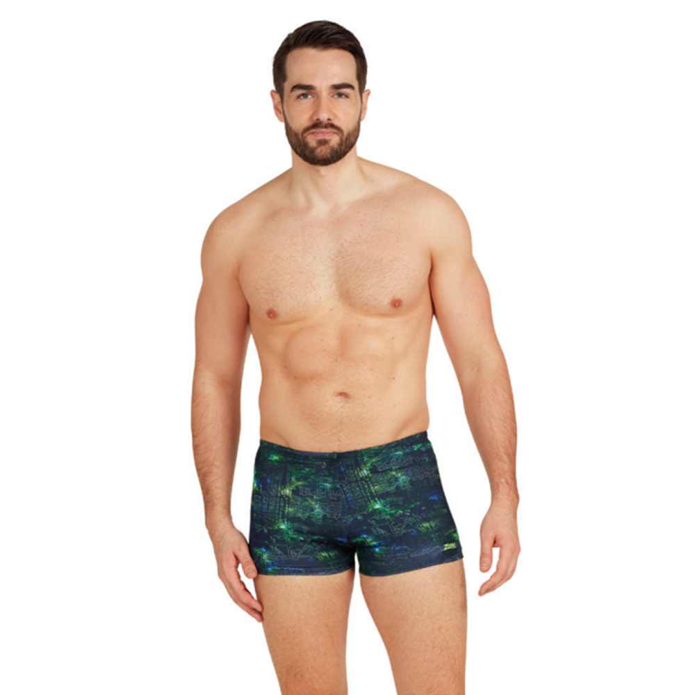 ZOGGS 男性《浪潮程式碼》 運動四角泳褲