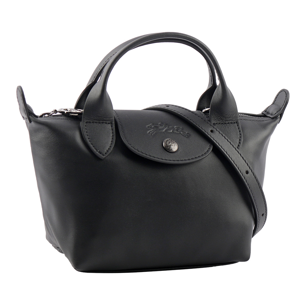 【LONGCHAMP】LE PLIAGE XTRA 牛皮迷你二用折疊包