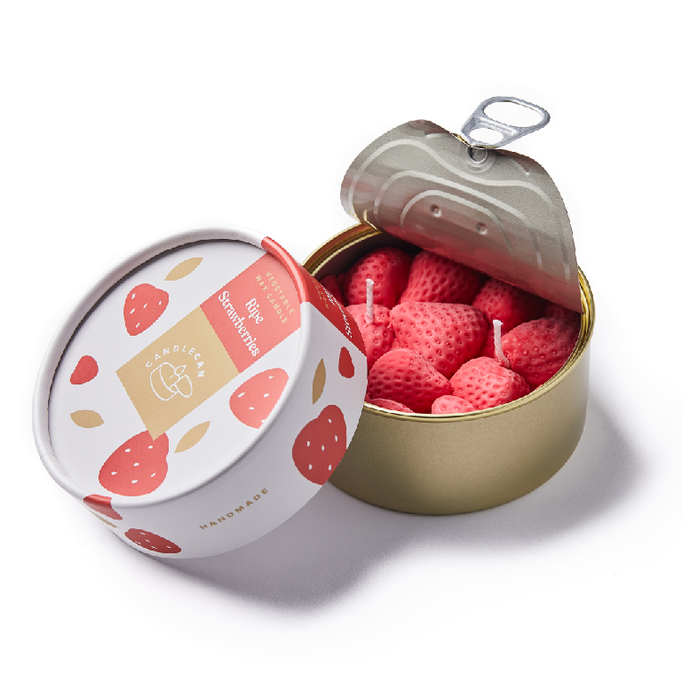 CANDLE CAN｜草莓薰香罐頭蠟燭