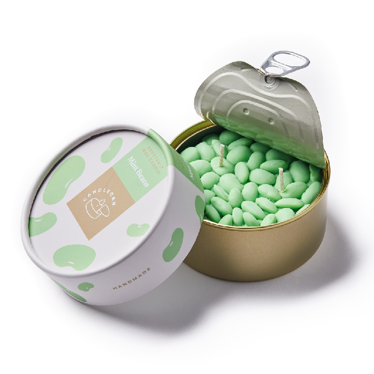 CANDLE CAN｜薄荷豆豆薰香罐頭蠟燭
