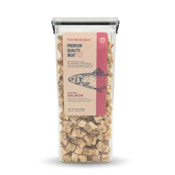 Raw Made Easy 冷凍脫水小方塊 三文魚 250g StarPetHK