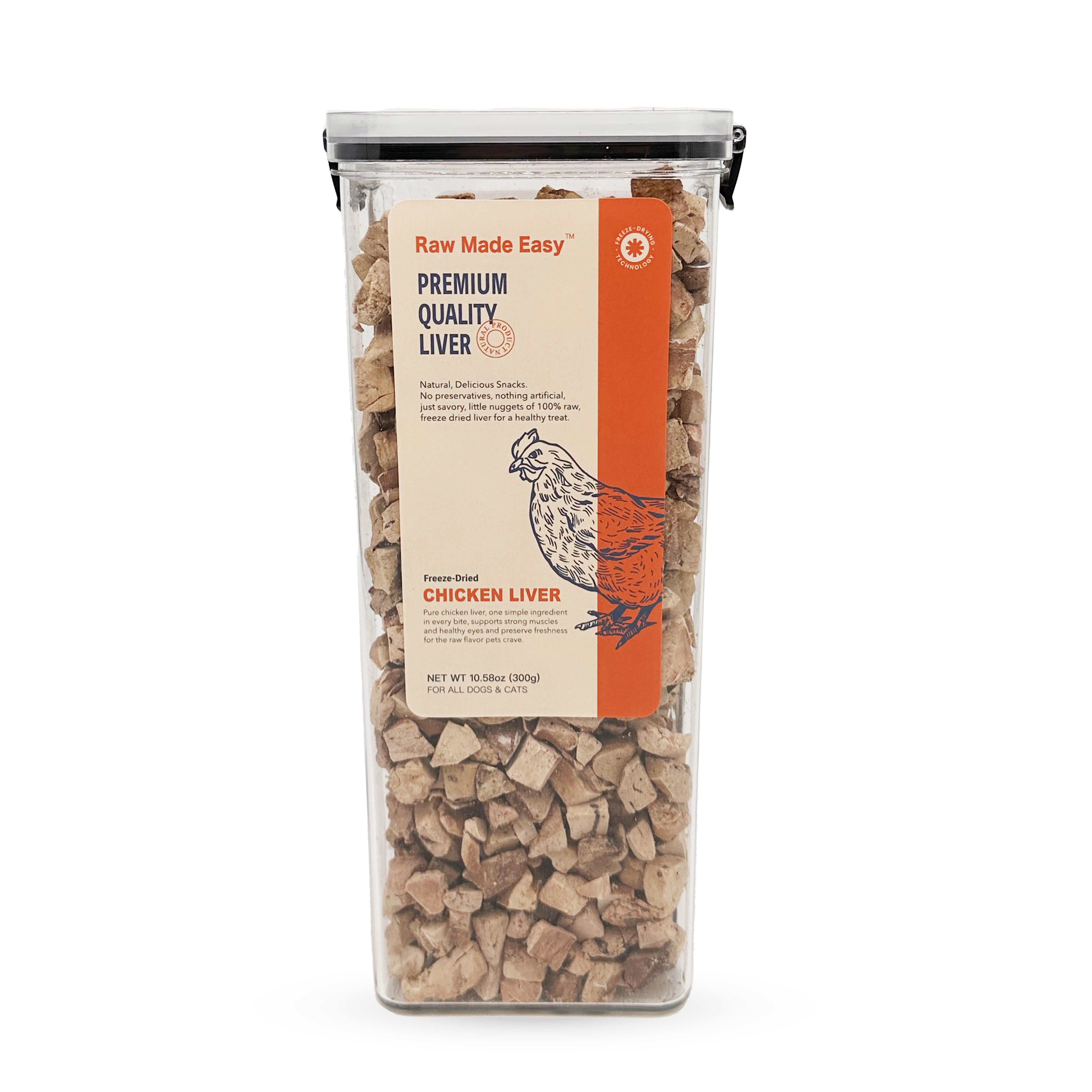 Raw Made Easy 冷凍脫水小方塊 雞肝 300g